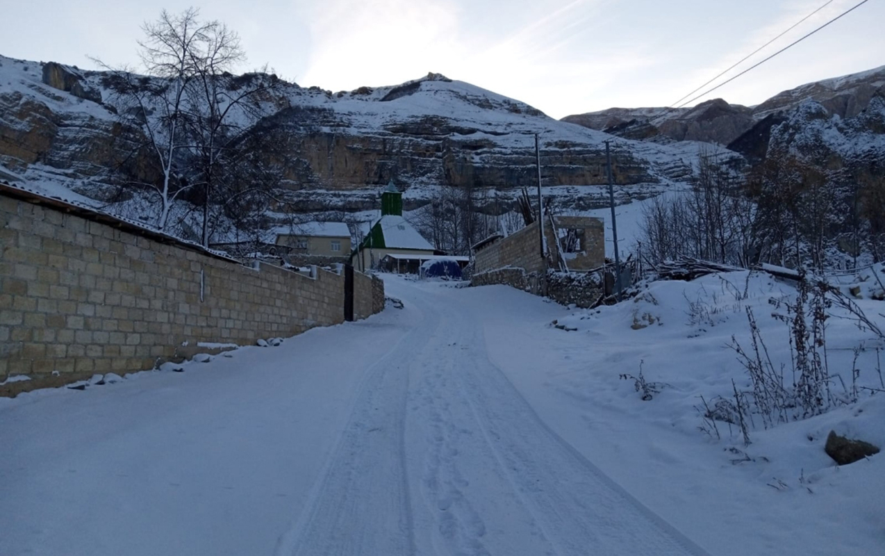 Zaqatalaya 10 sm qar yağdı