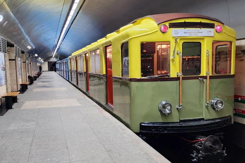 Bakı metrosunda retro vaqonlar nümayiş etdiriləcək