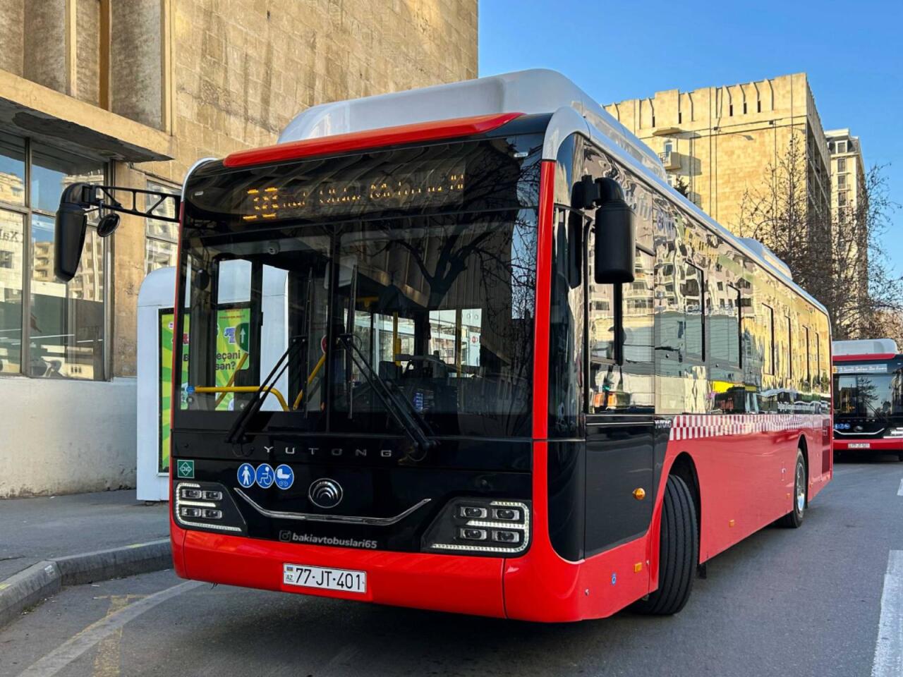 Daha bir avtobus yeniləndi - Gediş haqqı 60 qəpik olacaq