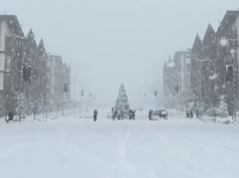 Kəlbəcərdə qarlı nağıl -VİDEO