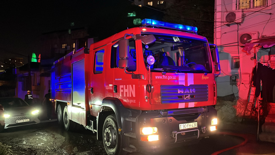 Masazırda ev yanır