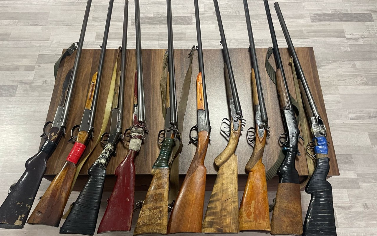 Qanunsuz saxlanılan silah-sursataşkarlandı