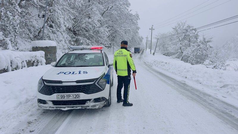 Yol polisi sürücülərə müraciət etdi: "Dağlıq ərazilərə getməyin"