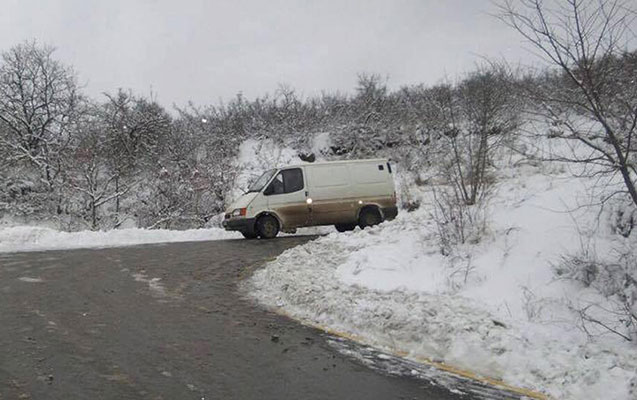 "Ağsu perevalı" yenə buz bağladı