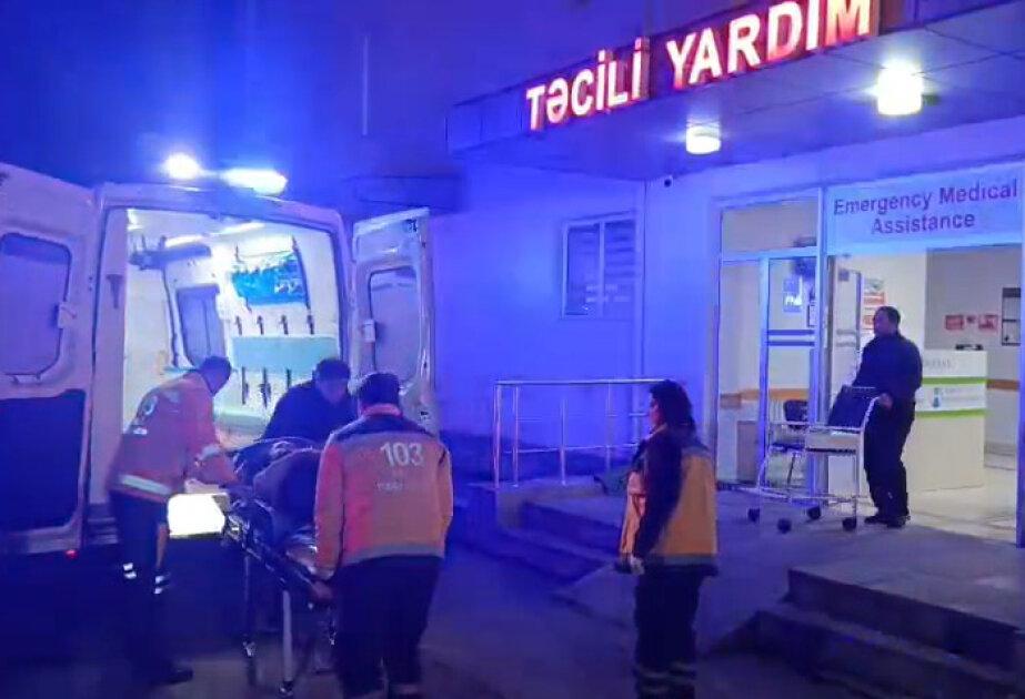 Oğuzda yol qəzası: xəsarət alanlar var