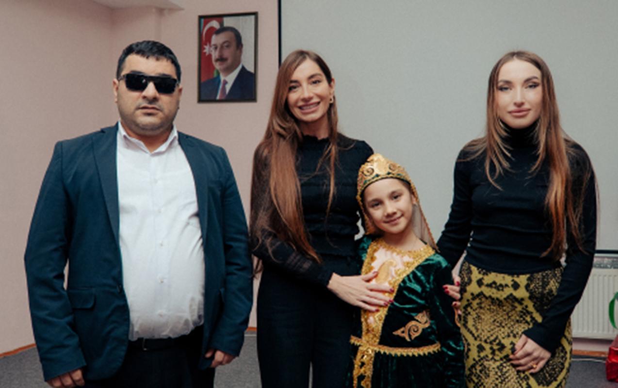 Arzu və Alena Əliyevalar sığınacaqda-Fotolar