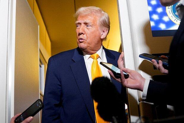 Tramp Azərbaycanın xəbər kanalından paylaşım etdi -FOTO