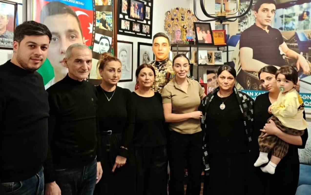 Leyla Əliyeva şəhid ailəsini ziyarət etdi- Fotolar