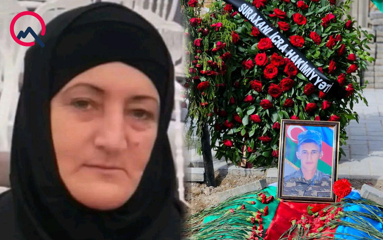 Qətlə yetirilən əsgərin anası qəzada öldü-FOTO