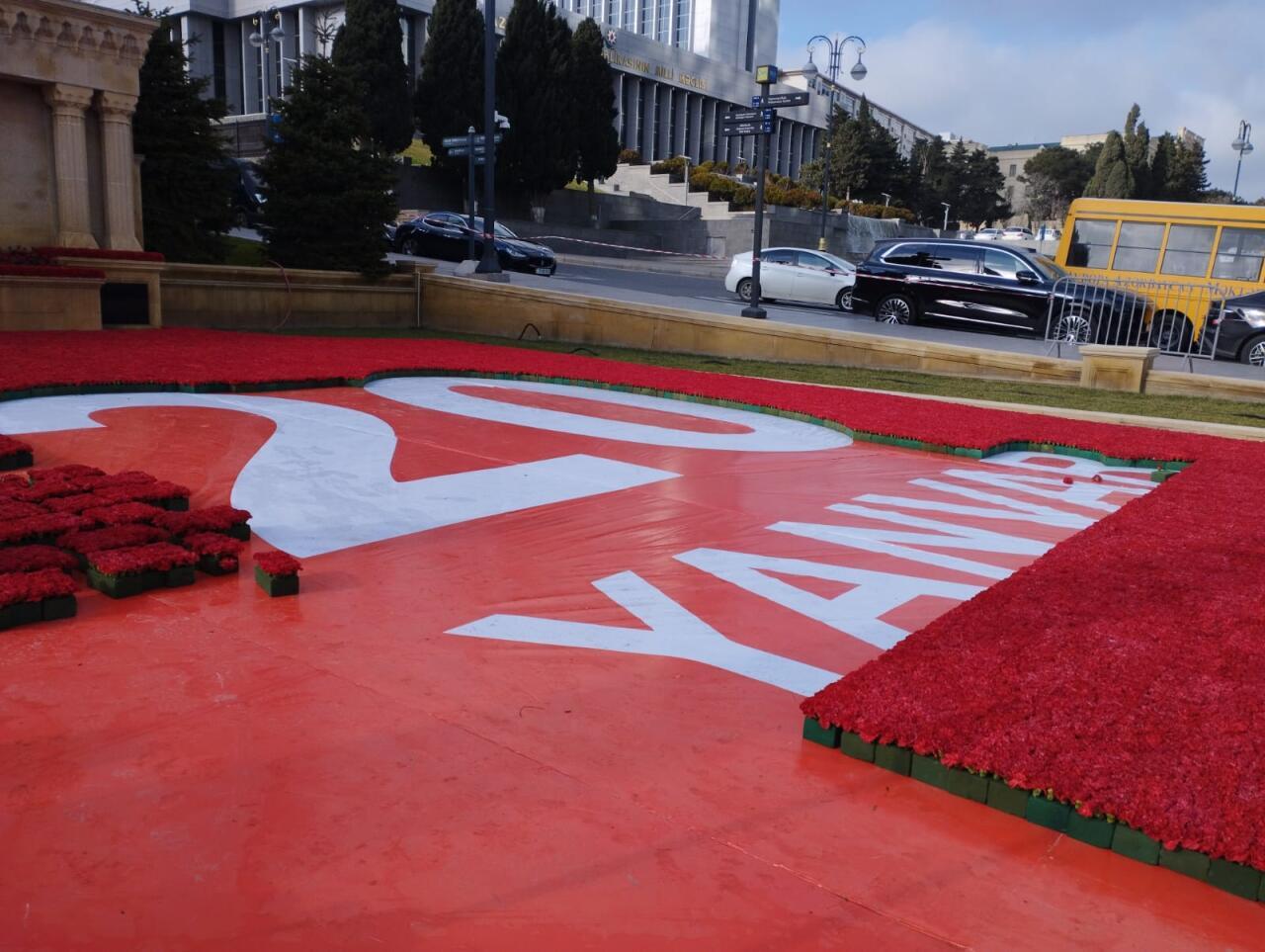 Bakıda 20 Yanvar faciəsinin ildönümü ilə bağlı hazırlıqlar başlayıb - FOTO