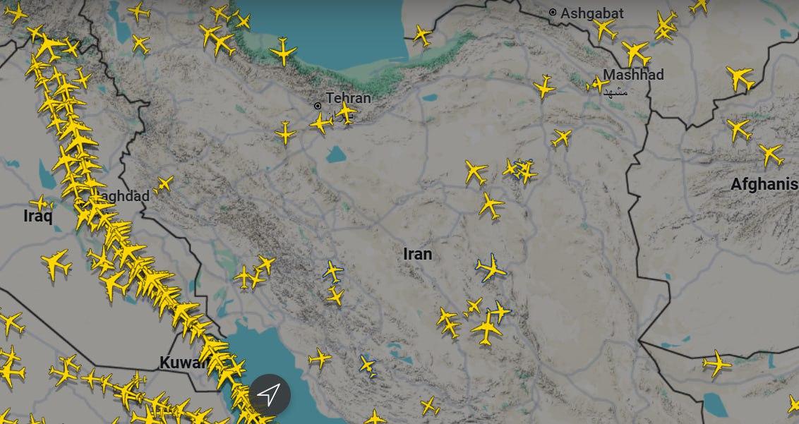 İran bu ölkə ilə hava məkanını bağladı