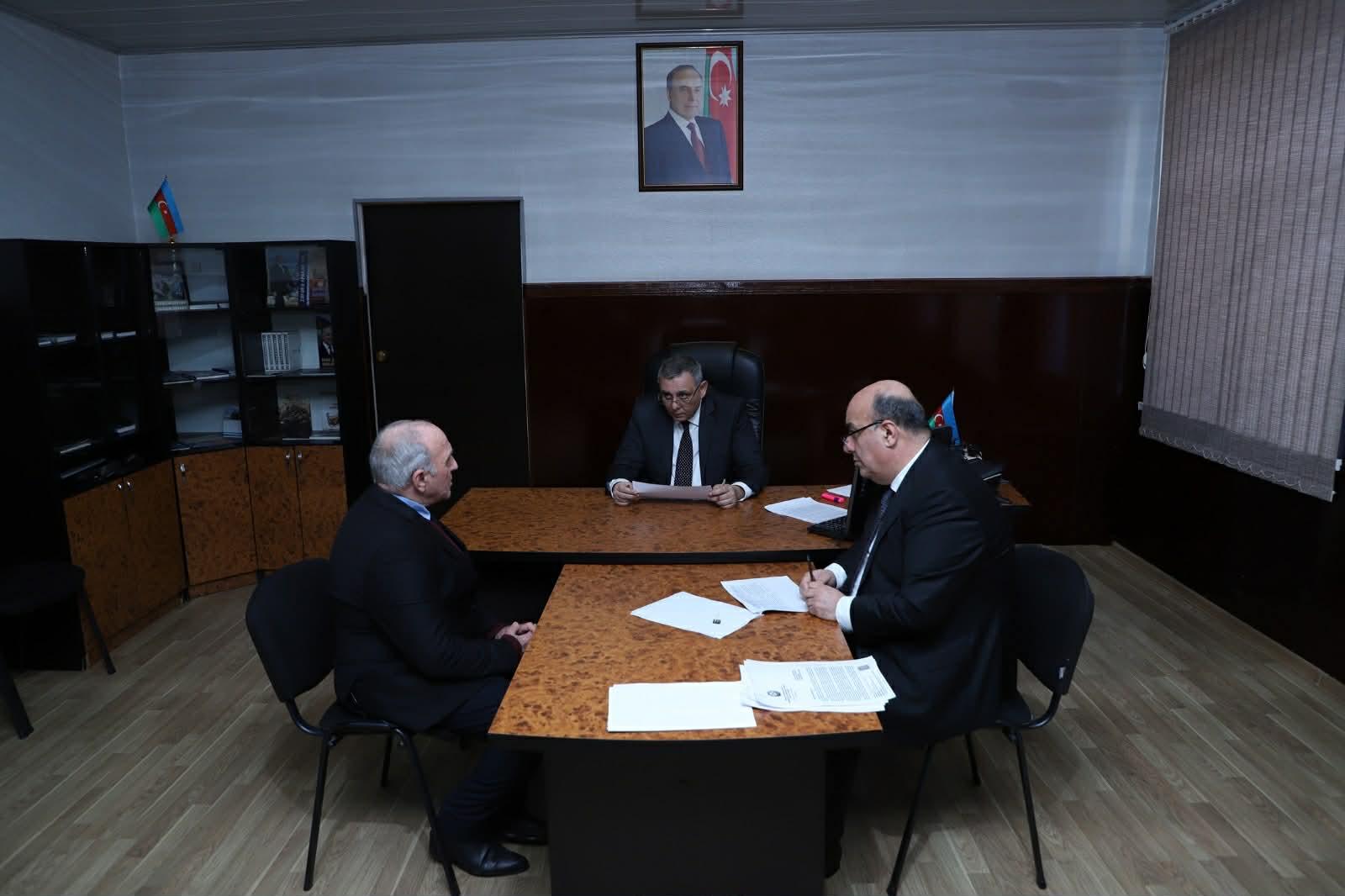 General-mayor Mürsəl İbrahimov Neftçalada vətəndaşları qəbul etdi - FOTOLAR