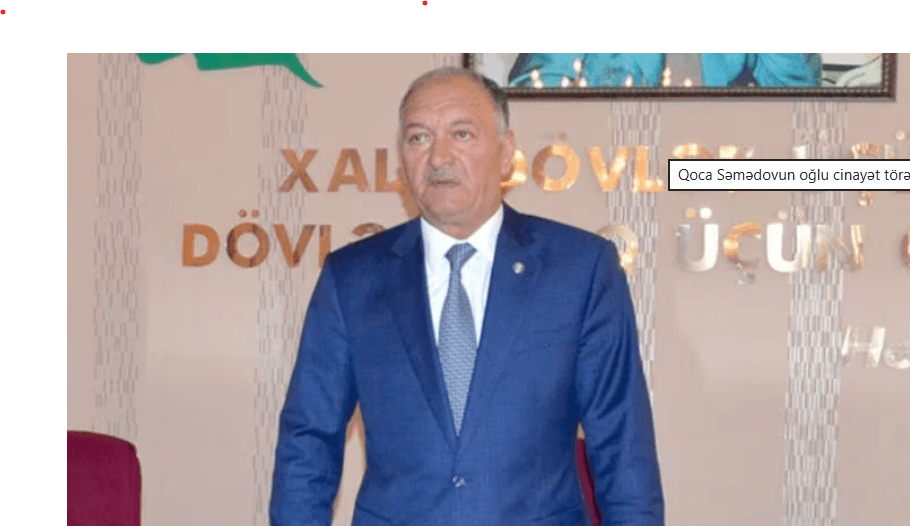 Qoca Səmədovun oğluna bu cəza verildi