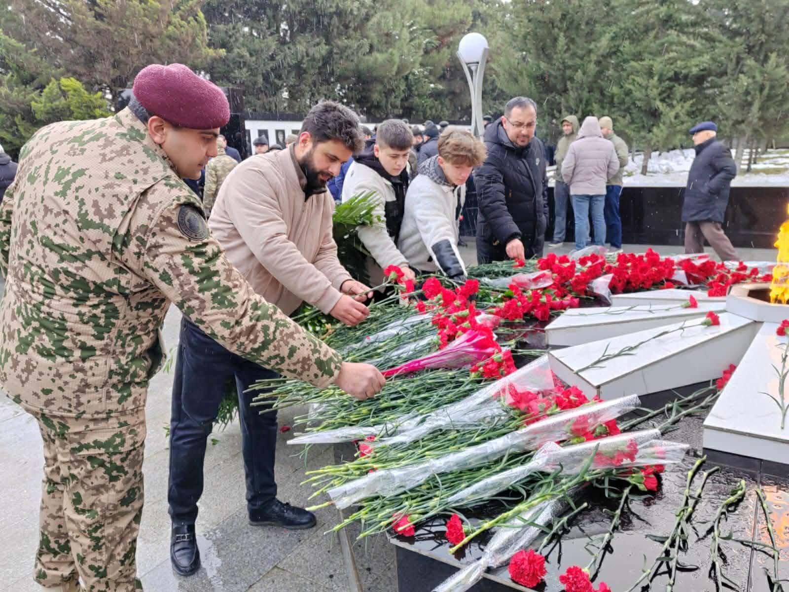 20 Yanvar faciəsi region gəncləri tərəfindən yad edilib