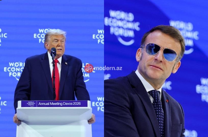 Tramp Makronu ələ saldı