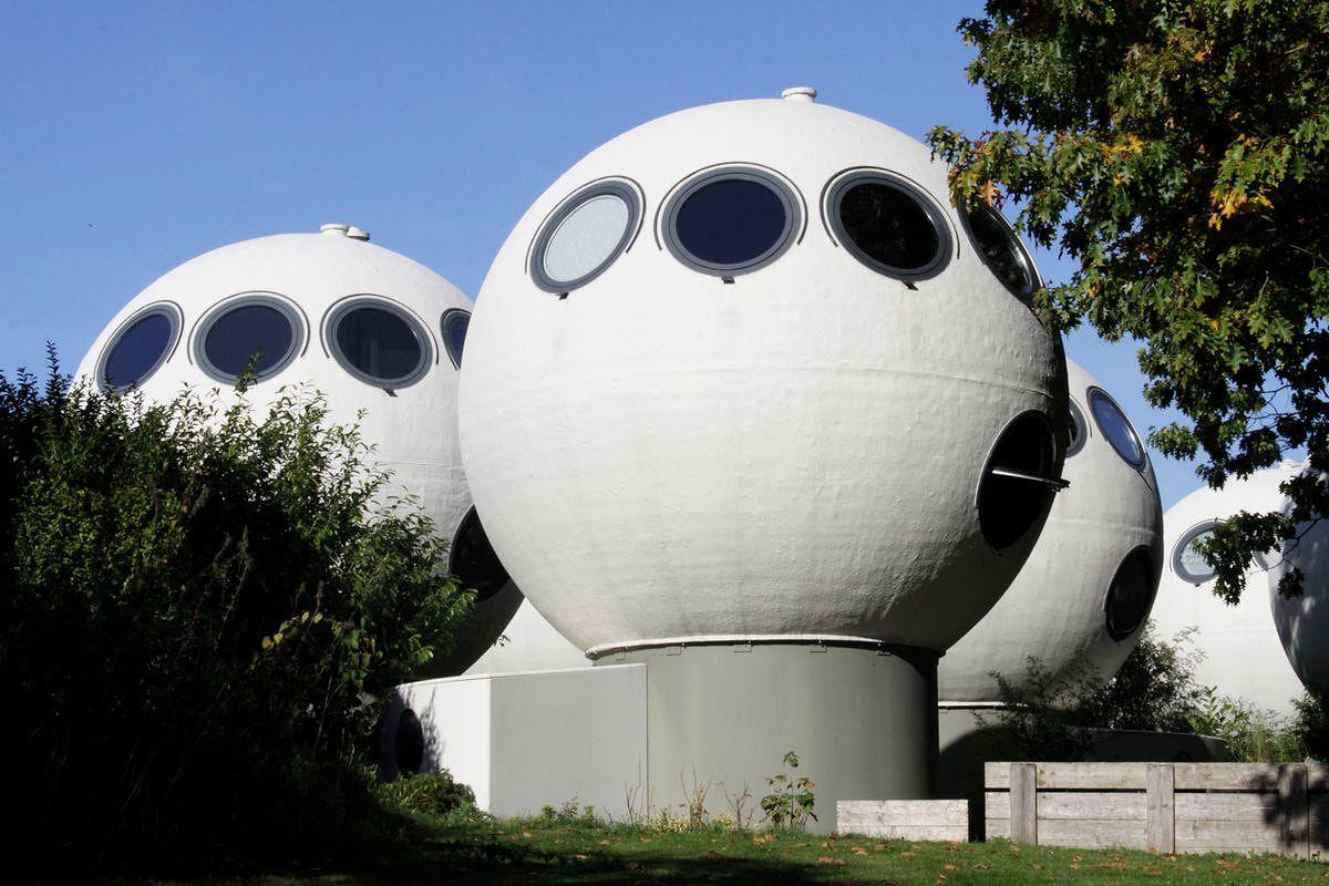 Bu məhəllədə bütün evlər dairəvidir - FOTO