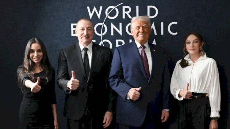 Prezident ailəsinin Trampla FOTOLARI