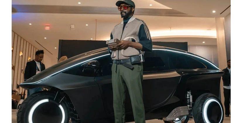 Məşhur reperdən futuristik elektrik avtomobili - FOTOLAR