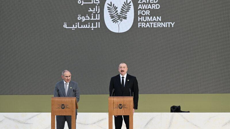 İlham Əliyev Donald Trampa təşəkkür etdi