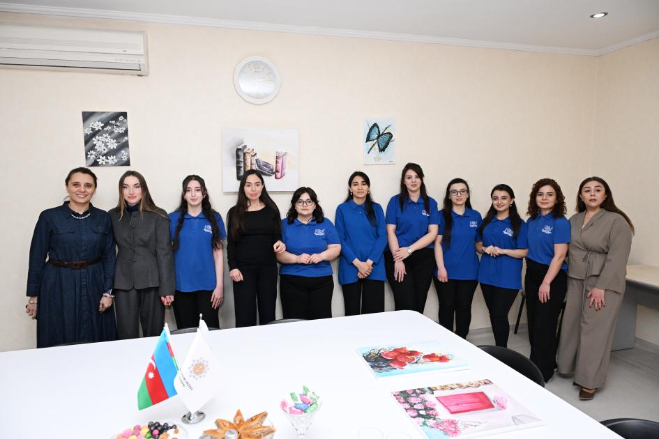 Leyla Əliyeva və Alena Əliyeva Gəncə Autizm Mərkəzində - FOTO