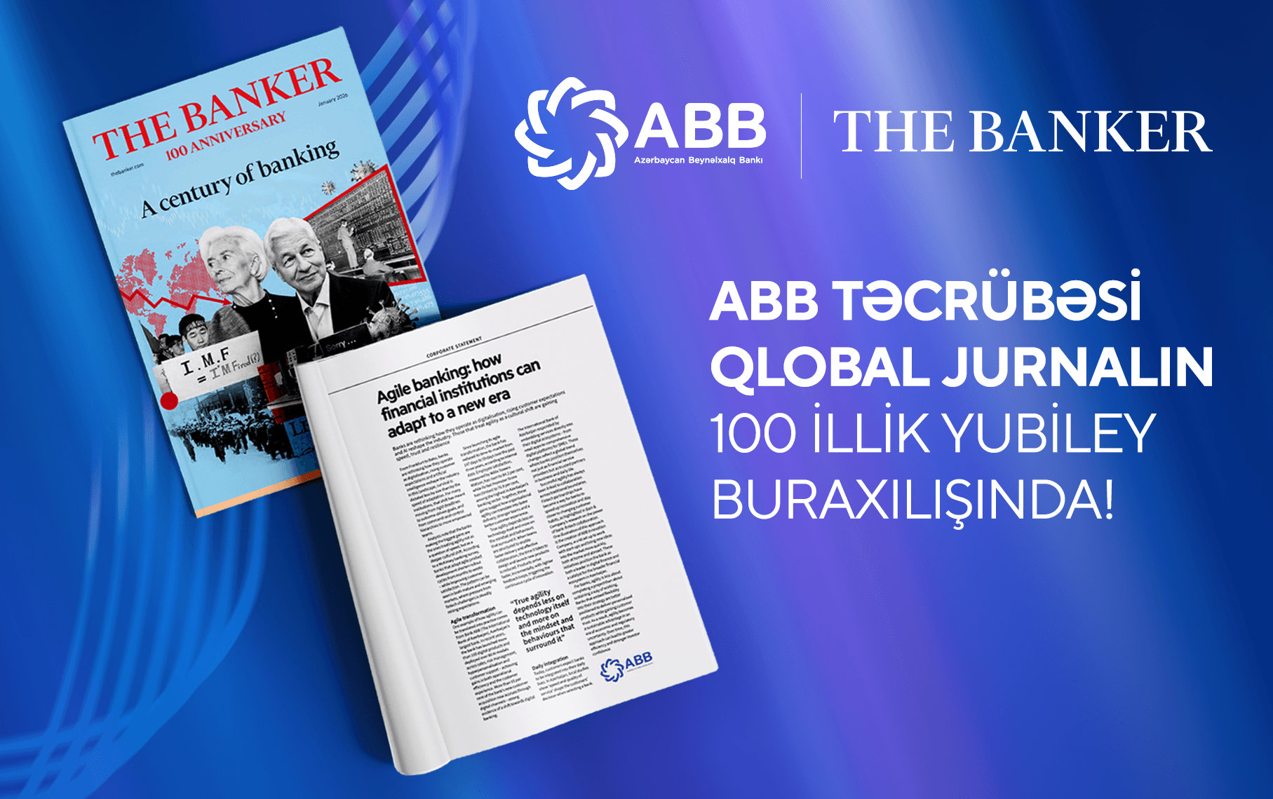 ABB təcrübəsi qlobal jurnalın 100 illikyubiley buraxılışında!