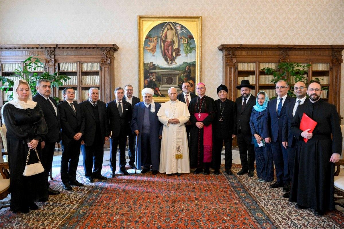 Allahşükür Paşazadə Roma Papası ilə görüşdü – FOTO