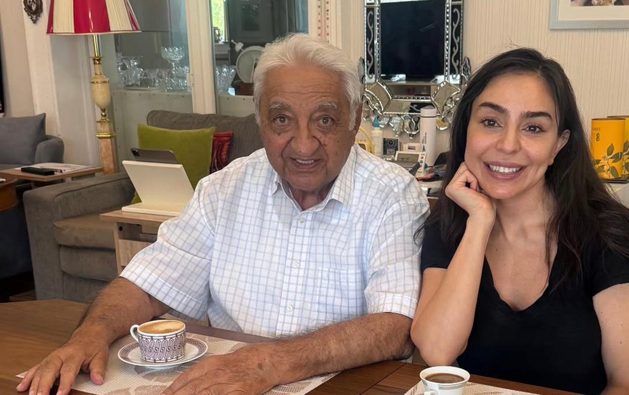 Leyla Əliyevadan babasına ad günü təbriki- FOTO