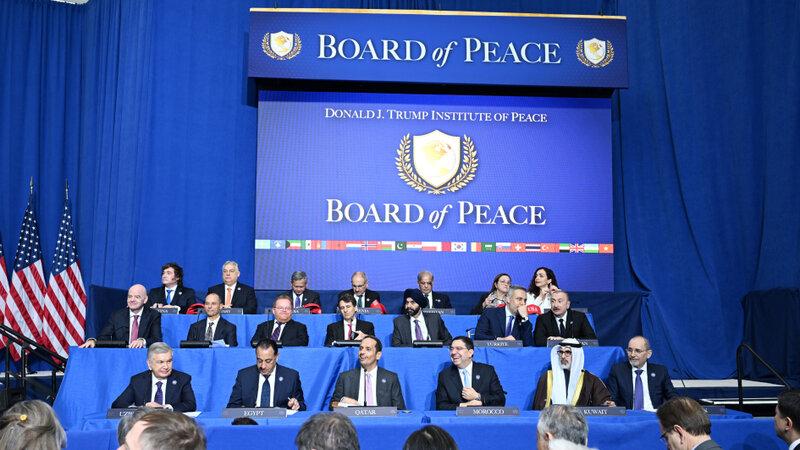 Prezident Vaşinqtonda Sülh Şurasının ilk iclasında iştirak edir - FOTOLAR