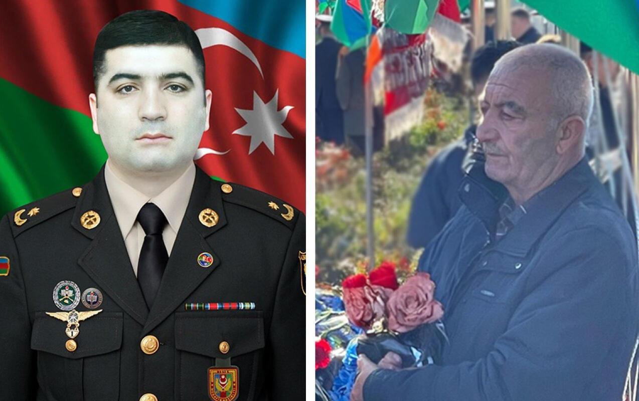 Şəhid mayorun atası vəfat etdi