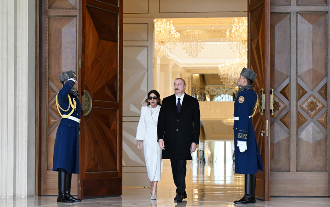 Prezidentlə xanımının adından rəsmi nahar verildi