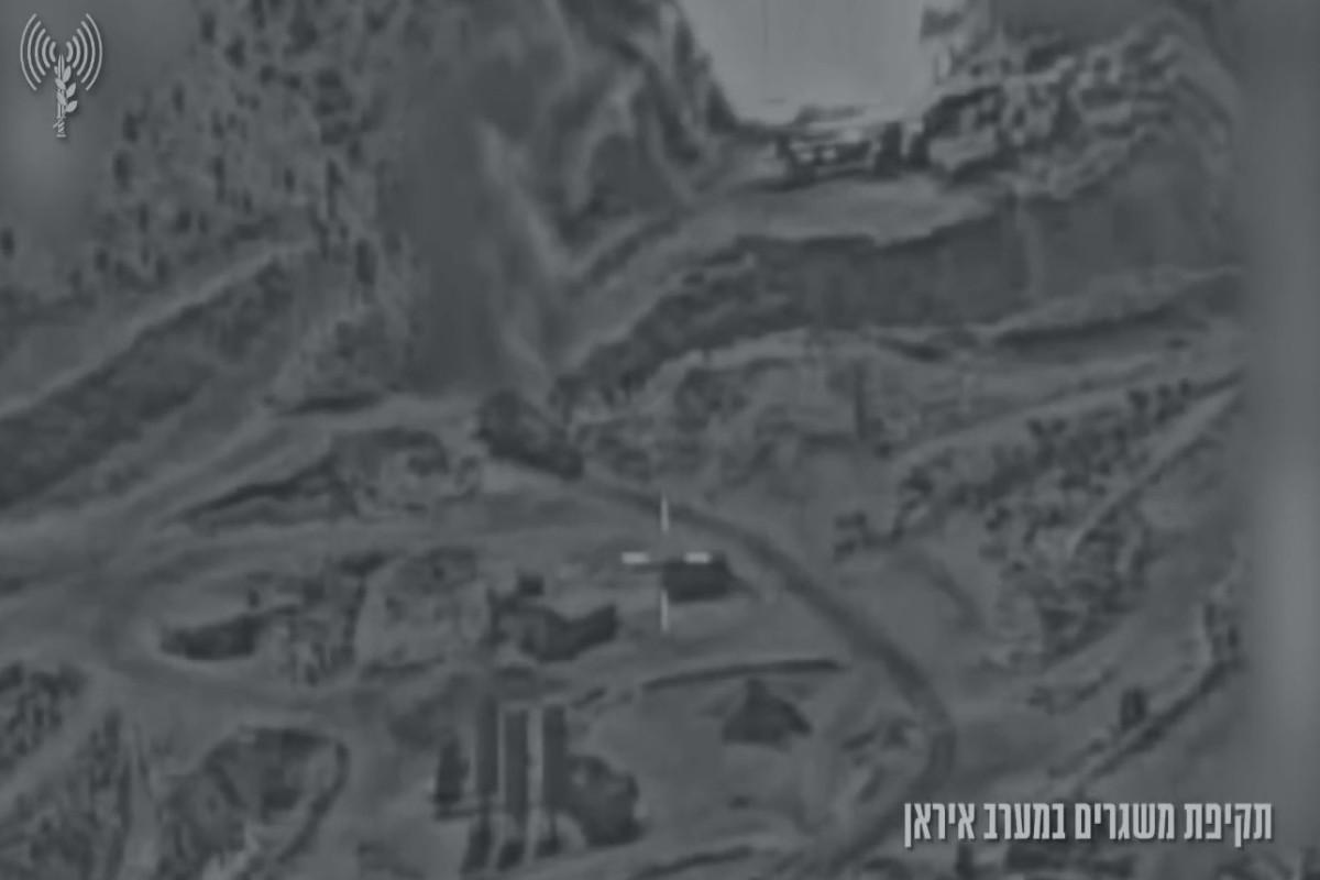 İsrail hücumun görüntülərini yayımladı - VİDEO