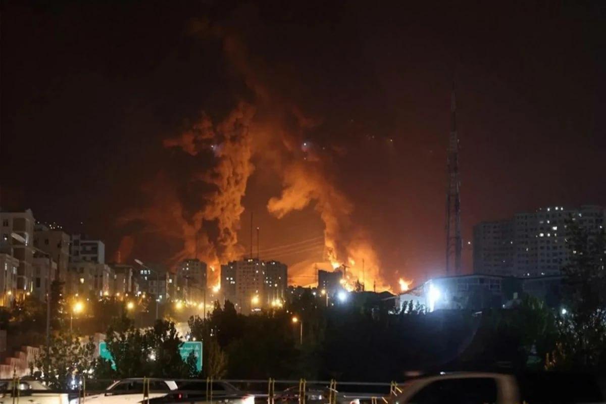 İsrail İran Dövlət Televiziyasının binasına zərbələr endirib