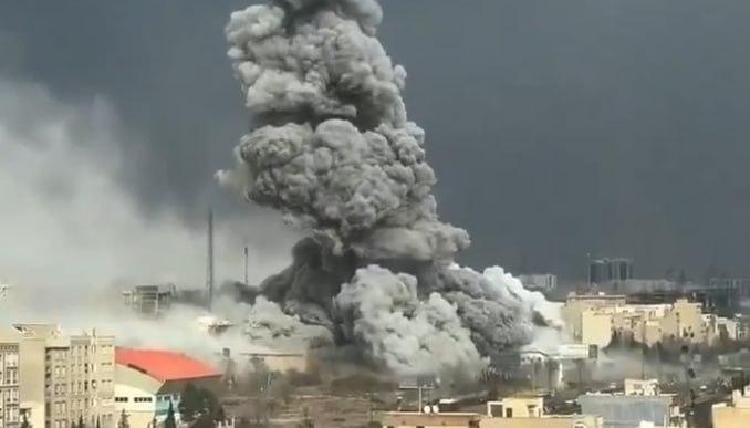 İsrail Tehranı vurdu –YENİ VİDEO