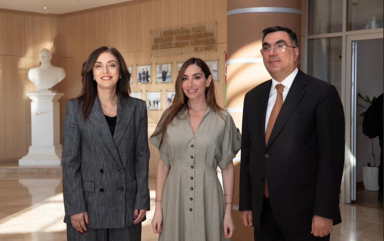 Arzu Əliyeva Bakı Ali Neft Məktəbində -FOTO