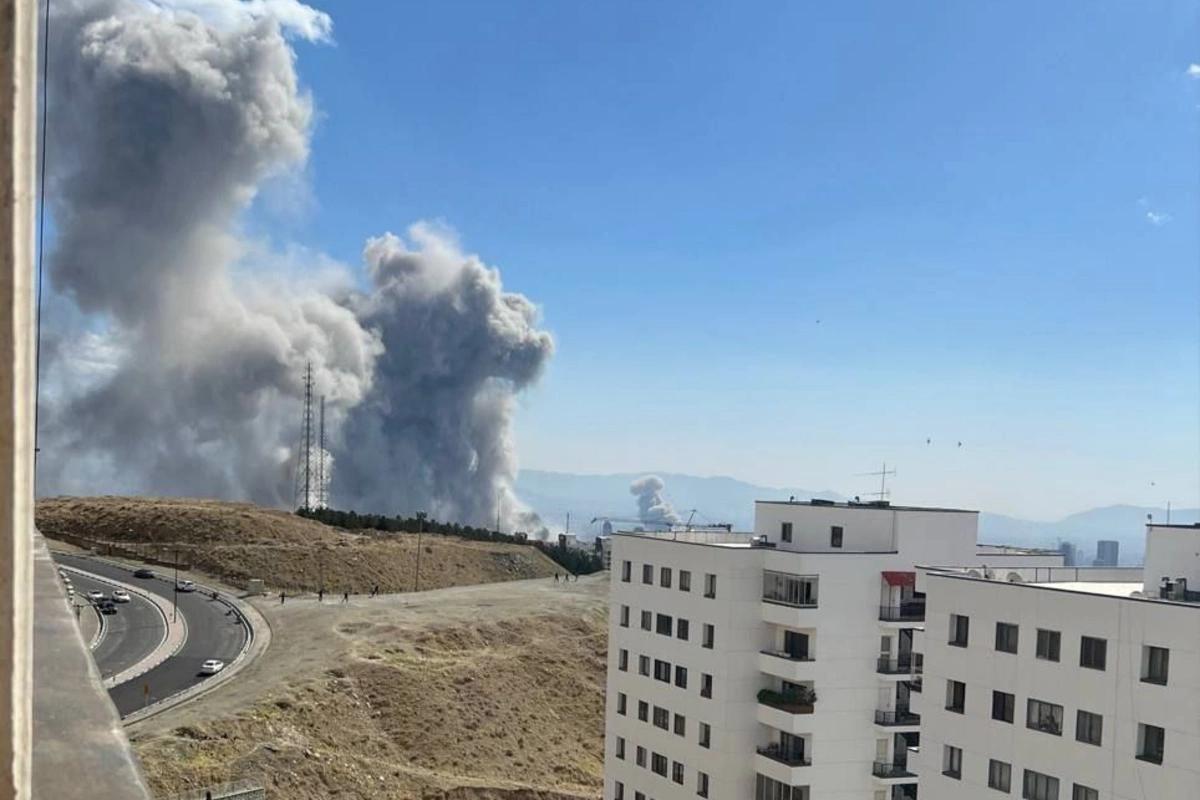 Tehranda güclü partlayışlar baş verib