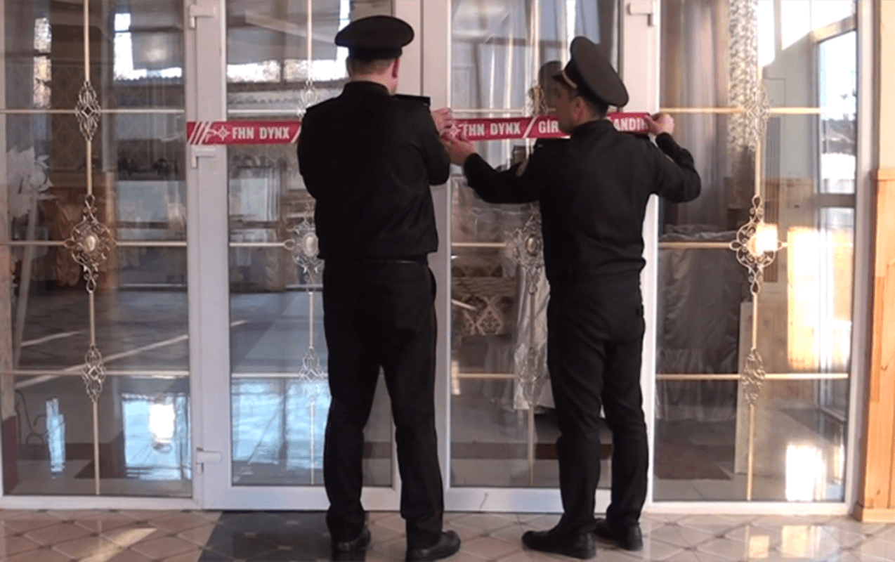 Bu şadlıq sarayı bağlandı - VİDEO