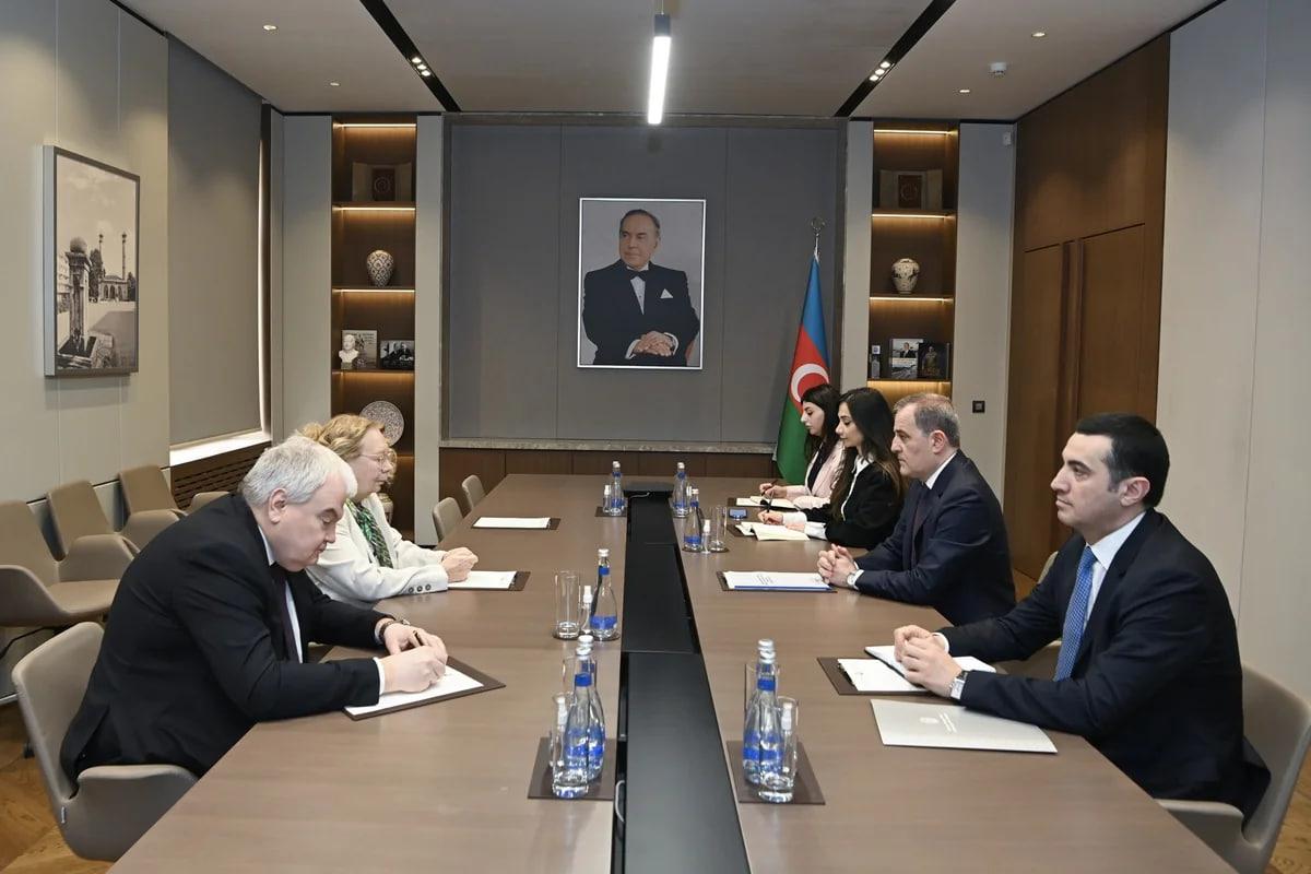 Ceyhun Bayramov BMT-nin Cenevrədəki Ofisinin baş direktoru ilə görüşdü – FOTO