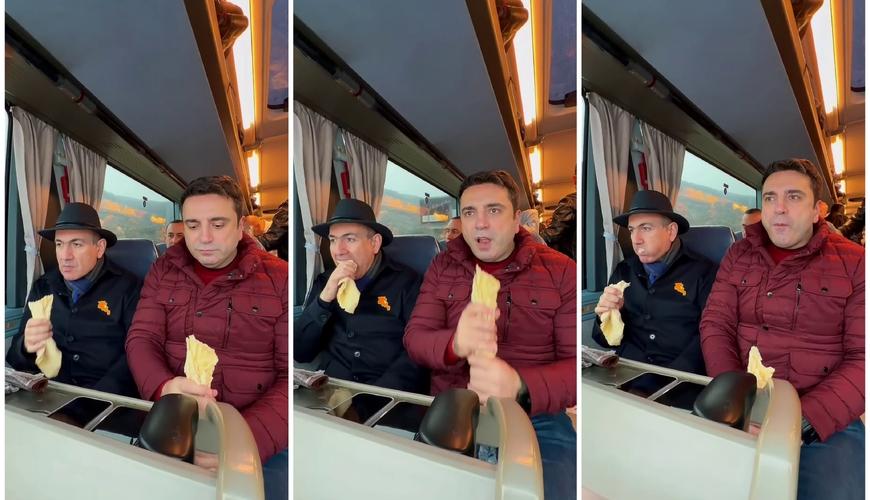 Paşinyan indi də lavaş VİDEOSU ilə gündəm oldu