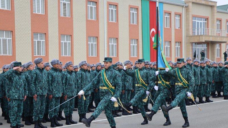 Gənc əsgərlərin andiçmə mərasimi keçirildi