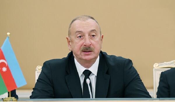 İlham Əliyev Xocavəndin Xanoba kəndində...