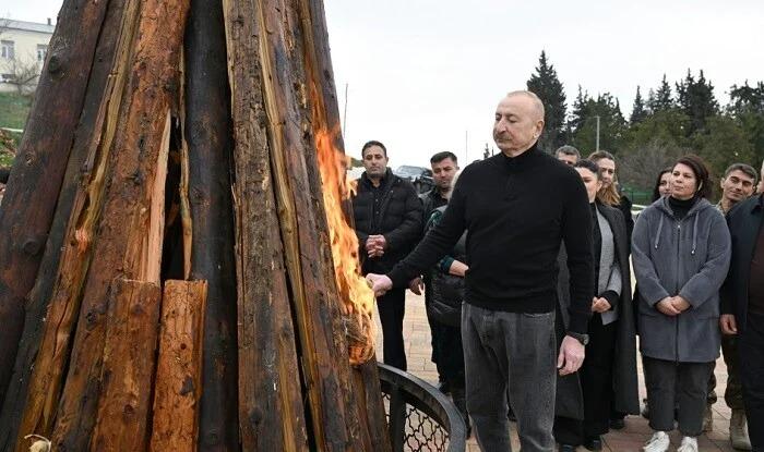 Prezidentin Xanobaya səfəri ilə bağlı paylaşım - Video