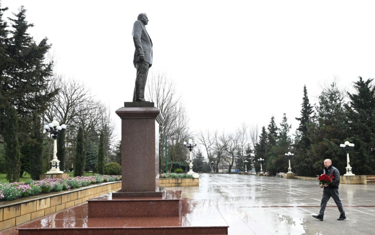 İlham Əliyev Şamaxıdadır- FOTOLAR