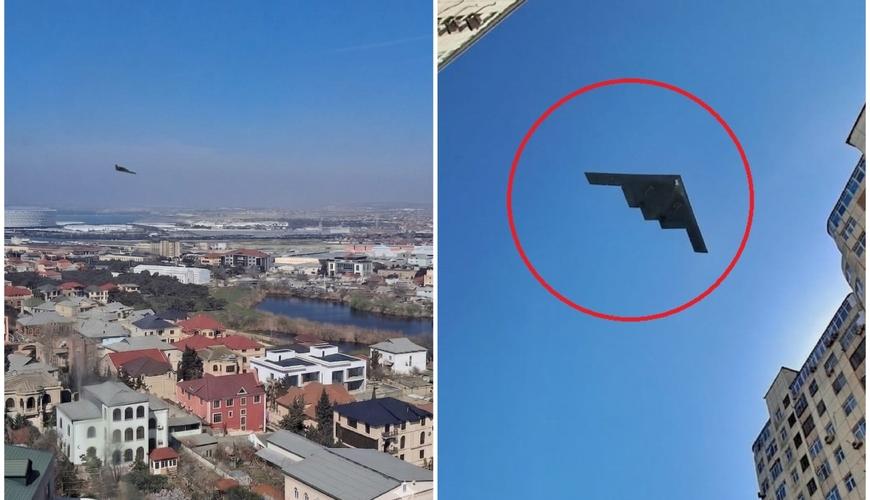 Bakı səmasnda yenə dron GÖRÜNDÜ - FOTO