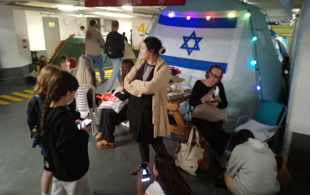 Təl-Əvivin ən böyük sığınacağı görüntüləndi - FOTOLAR