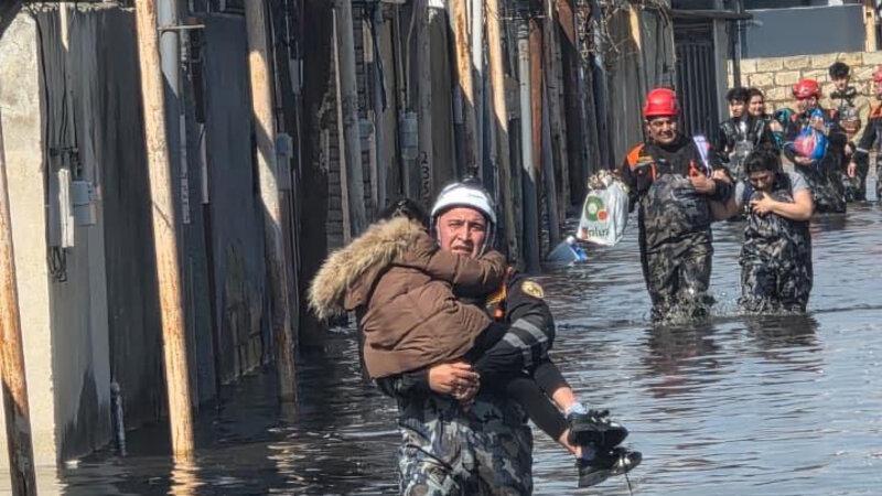 FHN: 547 nəfər təhlükəsiz əraziyə təxliyə edilib -FOTO/VİDEO