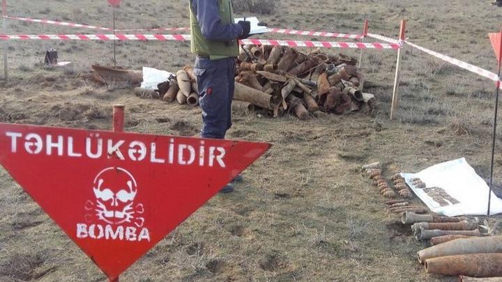 Azad edilmiş ərazilərdə daha 503 mina TAPILDI