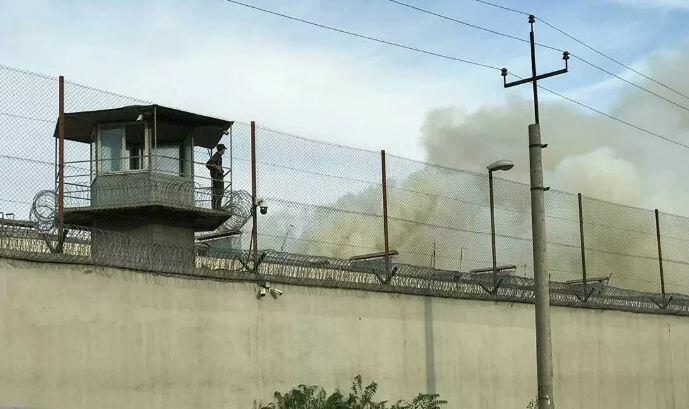 Cəzaçəkmə müəssisəsində yanğın baş verdi