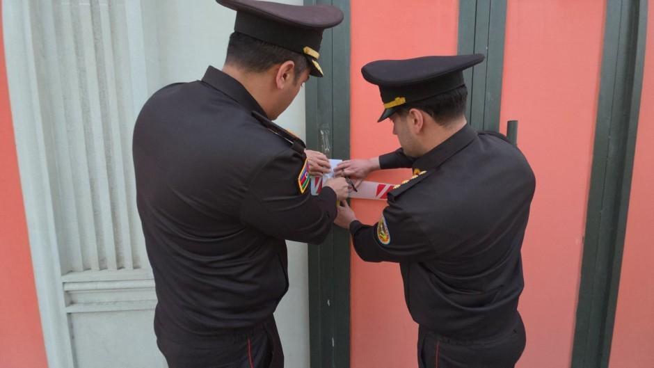 Sumqayıtda geyim mağazası bağlandı - VİDEO