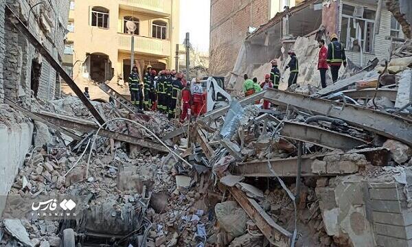 Təbrizdə bina uçdu: ölən və yaralananlar var