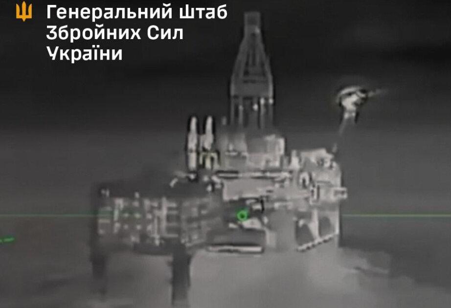 Ukrayna Xəzərdə neft platformalarını vurdu